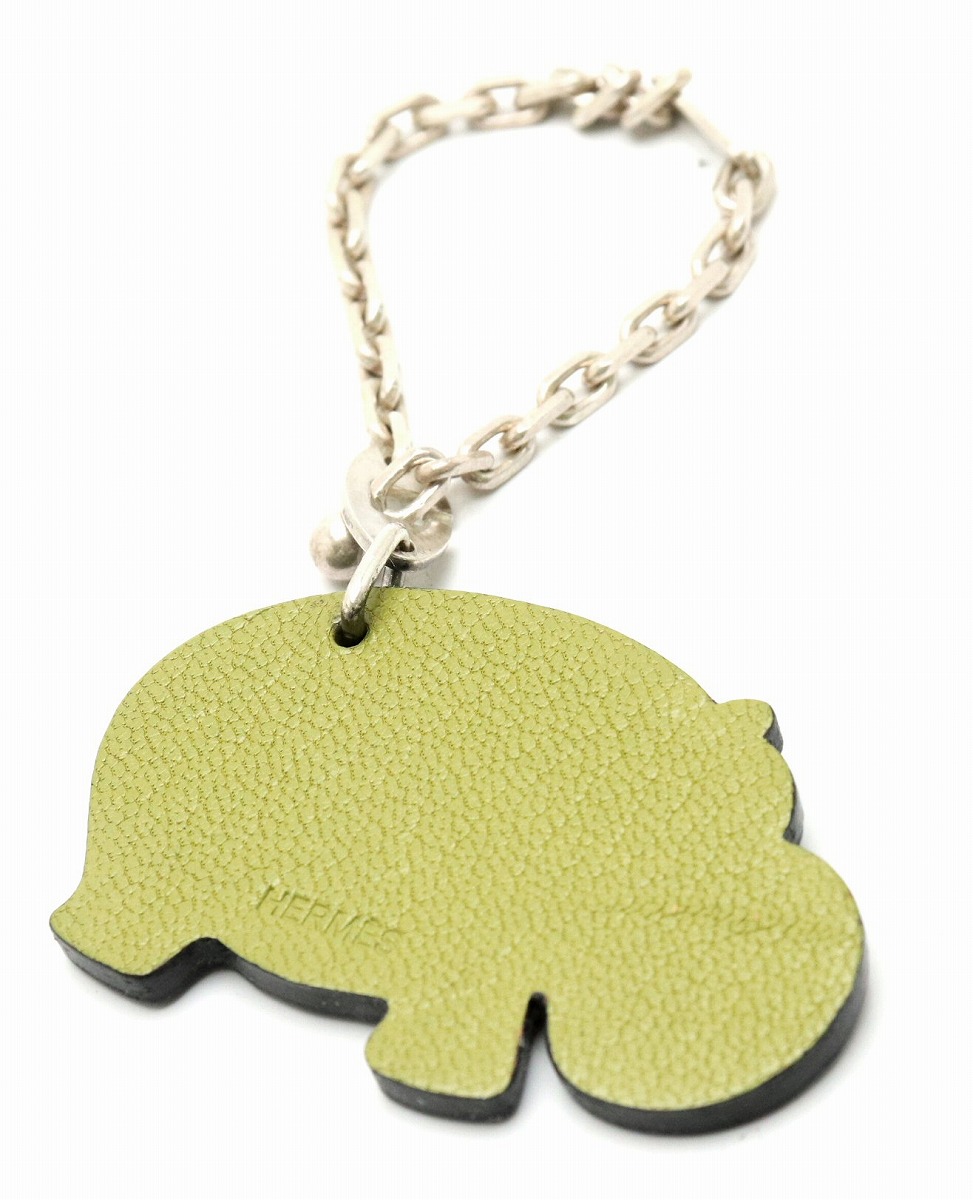 楽天市場】HERMES エルメス アニマル チャーム カバ hippopotamus