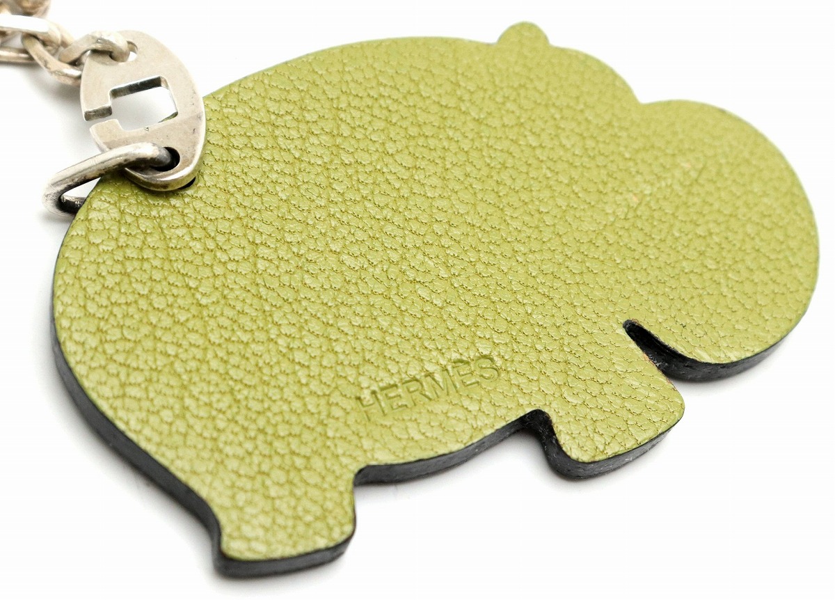 楽天市場】HERMES エルメス アニマル チャーム カバ hippopotamus