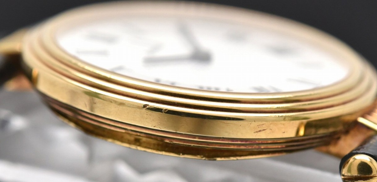 希少 dunhill ダンヒル 置時計 05.01222 ラウンド クォーツ 希少