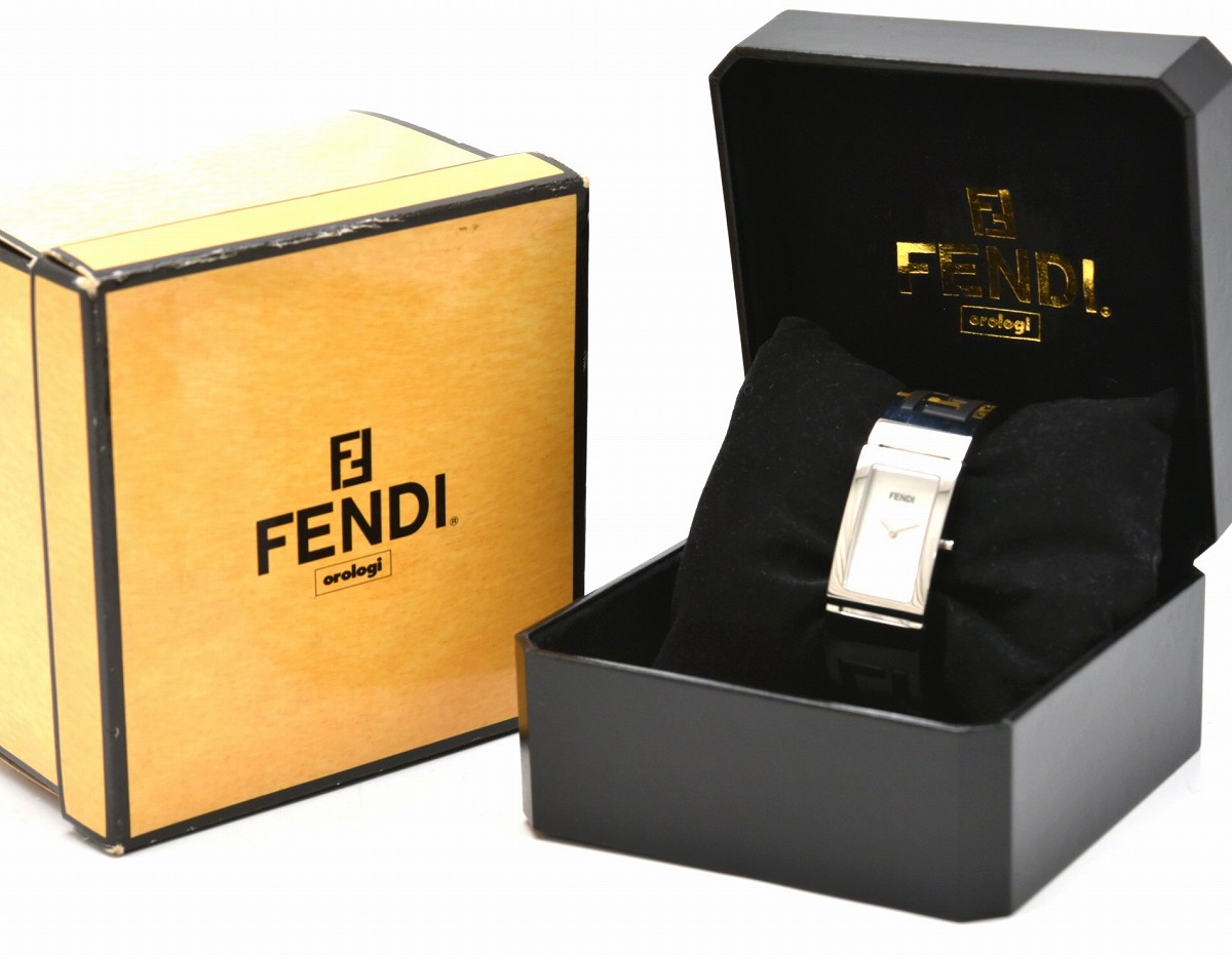 楽天市場】【ウォッチ】FENDI フェンディ ホワイトシェル文字盤