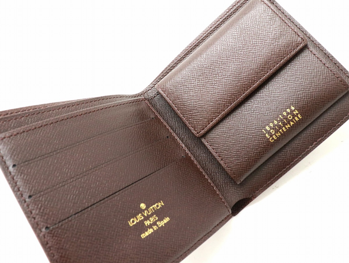 楽天市場】【財布】LOUIS VUITTON ルイ ヴィトン ダミエ ポルト ビエ