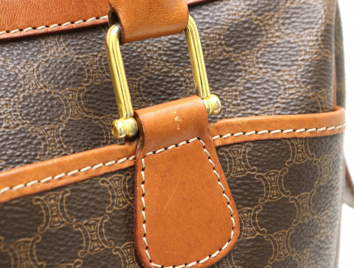 楽天市場】【バッグ】CELINE セリーヌ マカダム柄 ボストンバッグ