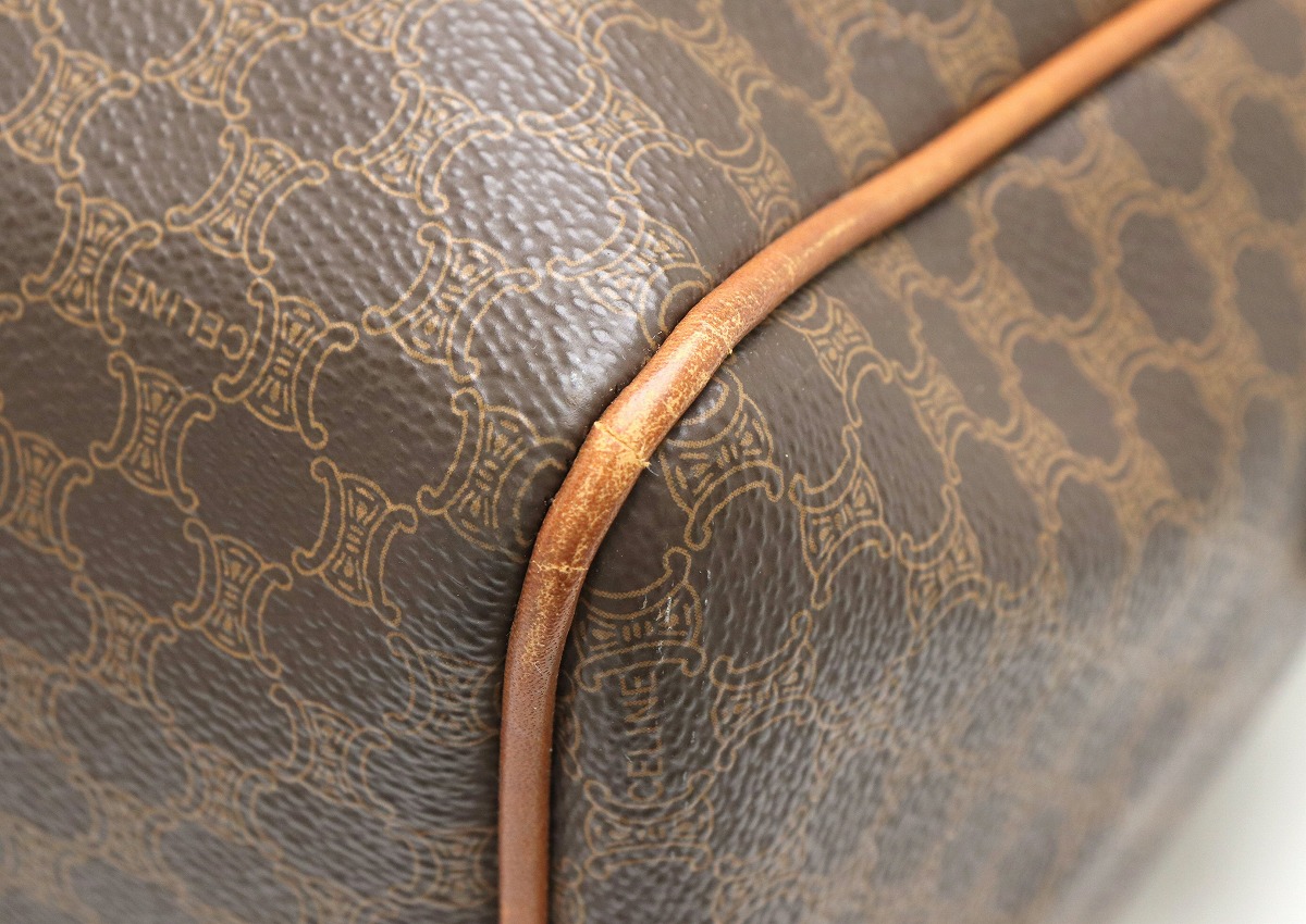 楽天市場】【バッグ】CELINE セリーヌ マカダム柄 ボストンバッグ