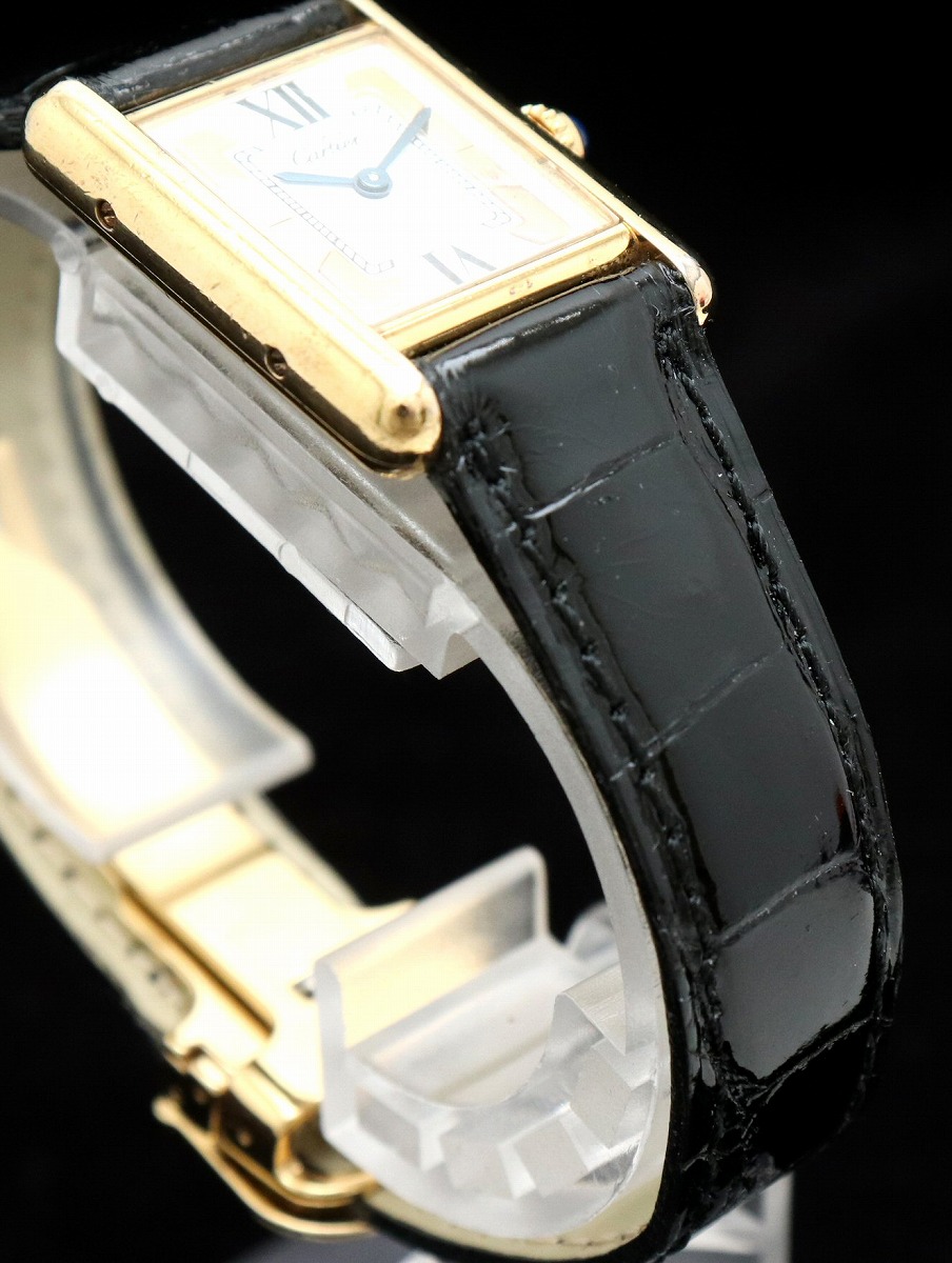楽天市場】【ウォッチ】 Cartier カルティエ マストタンク SM ホワイト