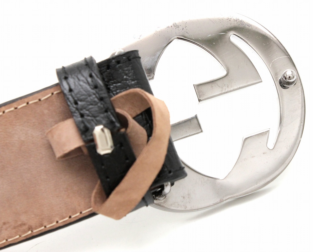 楽天市場】GUCCI グッチ GGキャンバス インターロッキング Gバックル