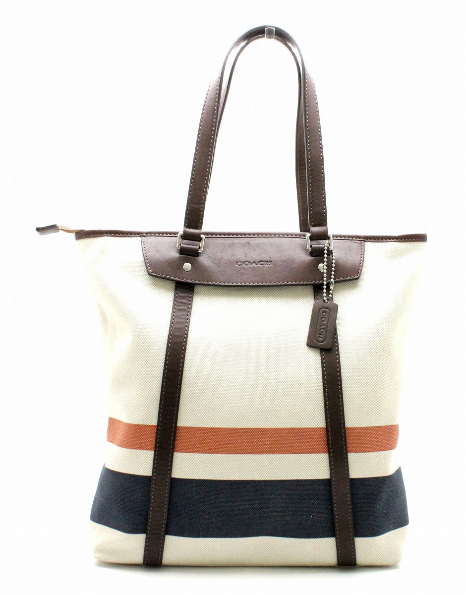 COACH ブリーカー シティー キャンバス トートバッグ