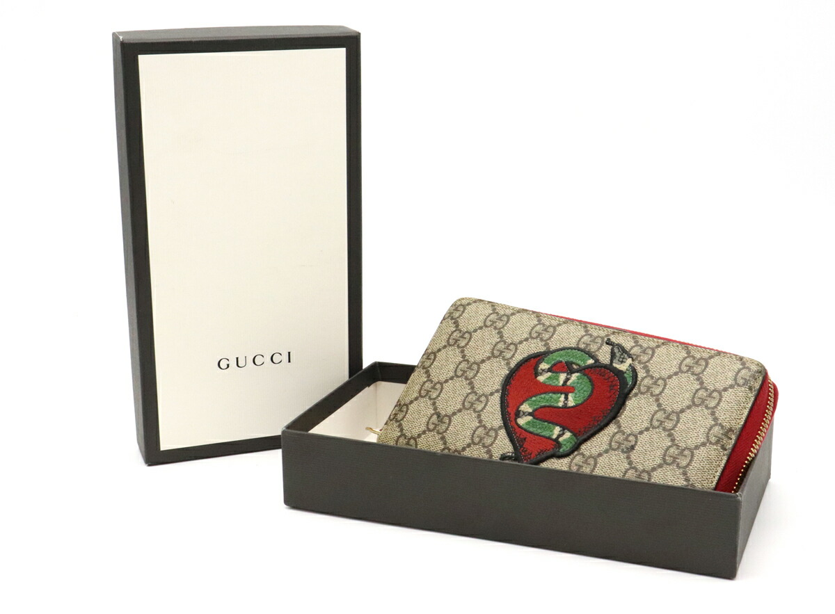 楽天市場】【財布】GUCCI グッチ GGスプリーム ハート スネーク ヘビ