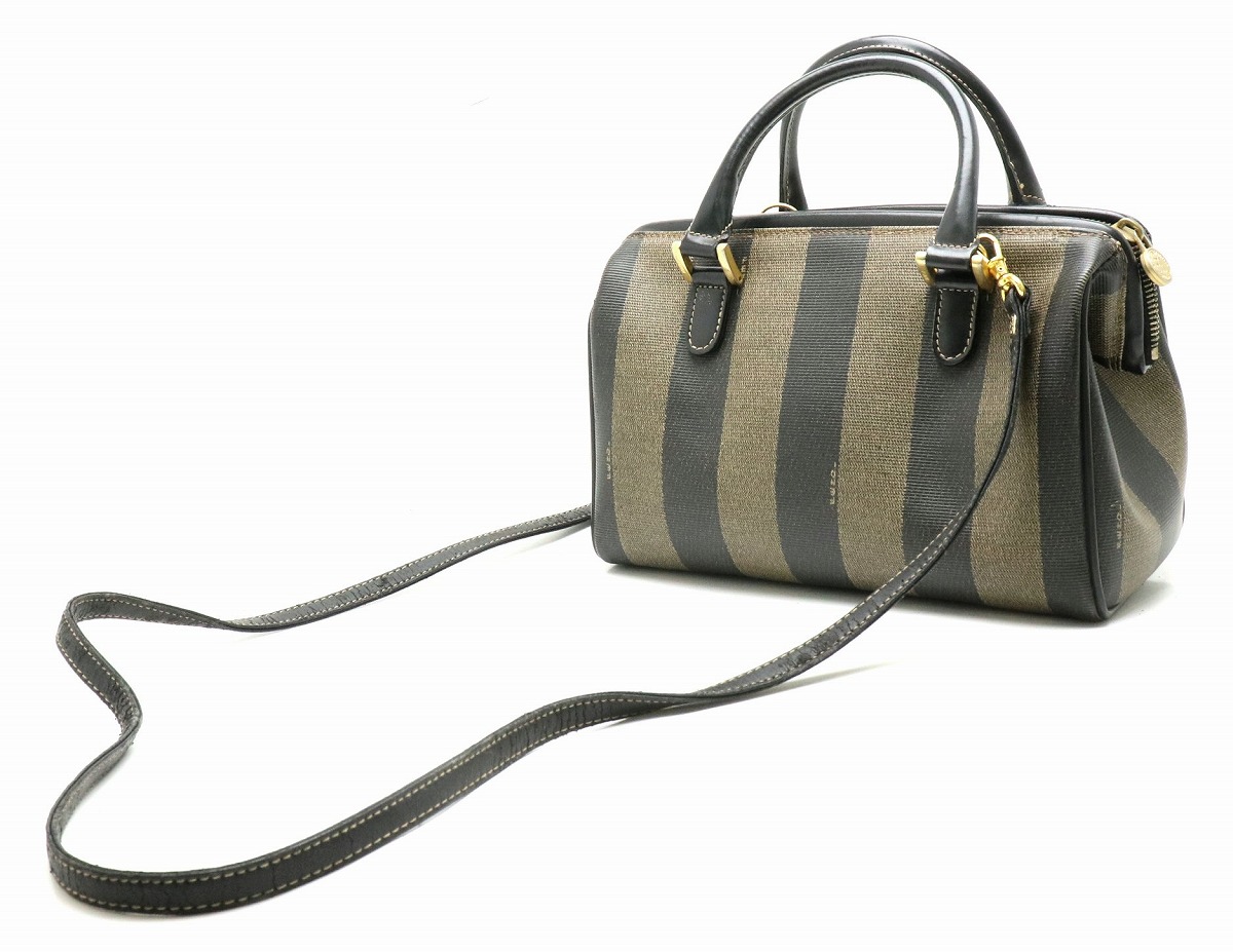 楽天市場】【バッグ】FENDI フェンディ ペカン柄 ハンドバッグ ミニ