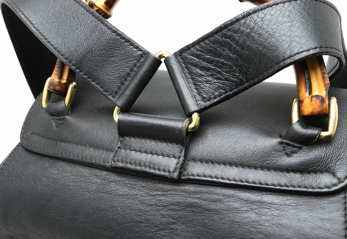 楽天市場】【バッグ】GUCCI グッチ バンブー リュック リュックサック