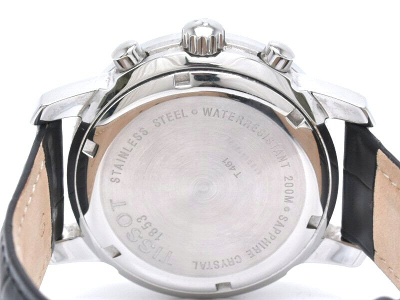 楽天市場】【ウォッチ】TISSOT ティソ クロノグラフ デイト ブラック