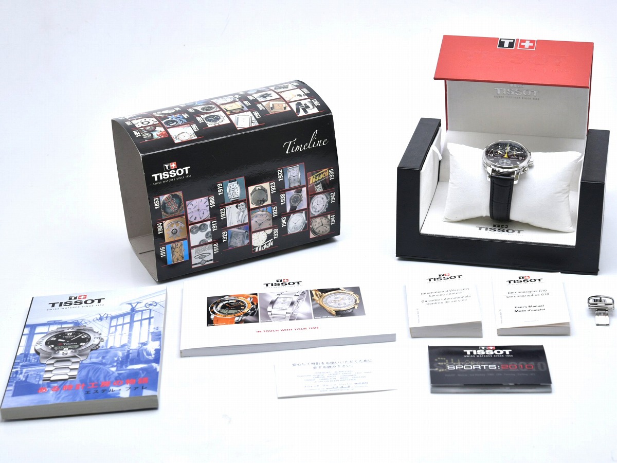 楽天市場】【ウォッチ】TISSOT ティソ クロノグラフ デイト ブラック