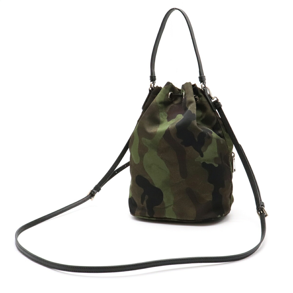 希少！PRADA 迷彩柄 ケース チェーン付き 美品 希少！PRADA 迷彩柄