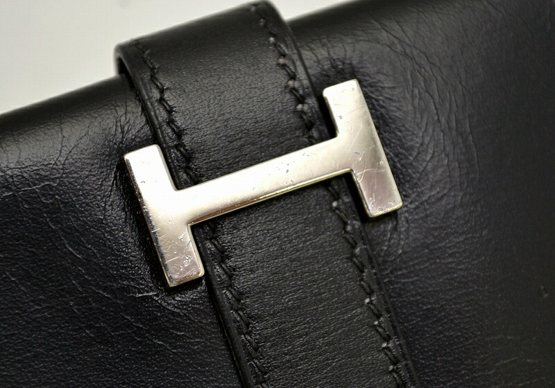 楽天市場】【財布】HERMES エルメス ベアン クラシック 2つ折 長財布