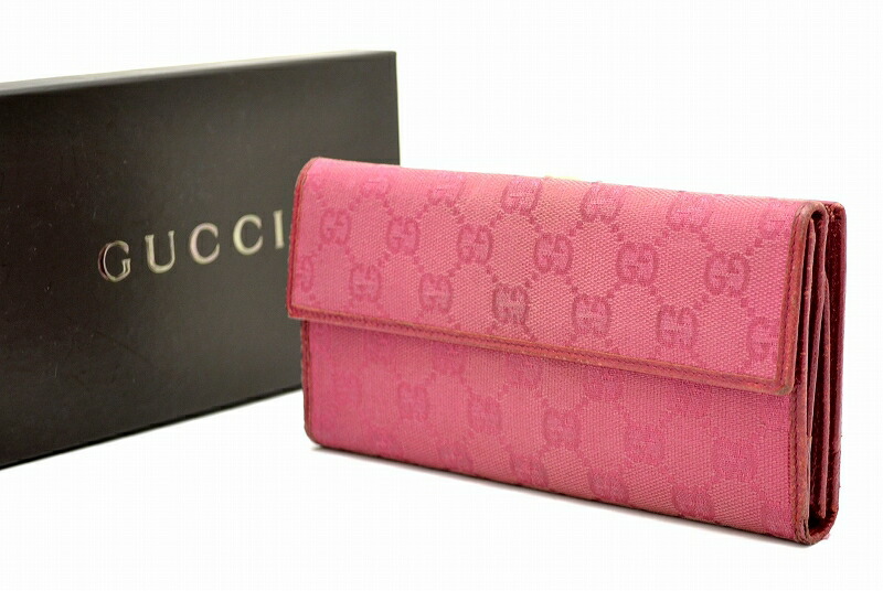 楽天市場】【中古】【財布】GUCCI グッチ GGキャンバス レザー ホース