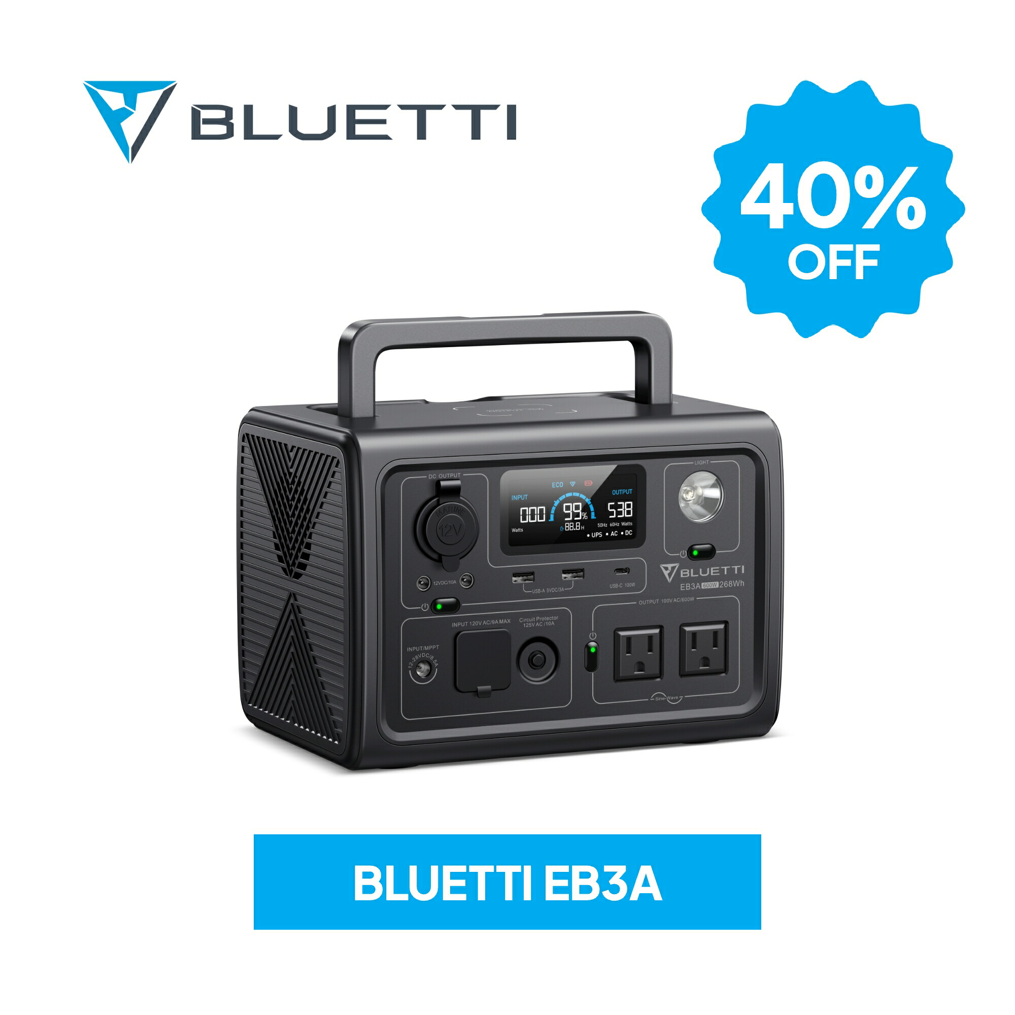 楽天市場】【大特価！クーポンで19,740~61,620円】BLUETTI ポータブル