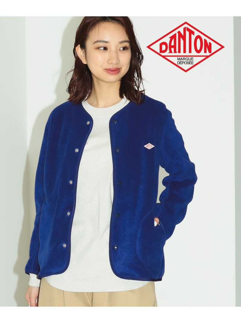 楽天市場】DANTON / ノーカラー フリース ジャケット 25AW (34~36