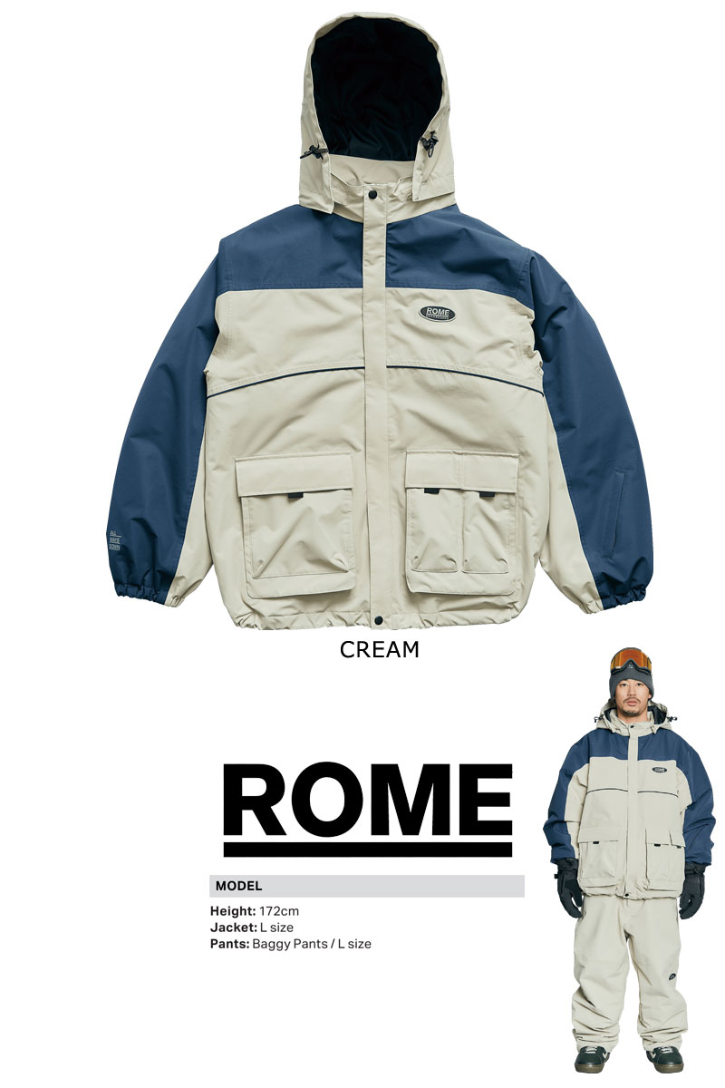 楽天市場】25-26 ROME/ローム NEWOLD jacket 着用説明動画 メンズ