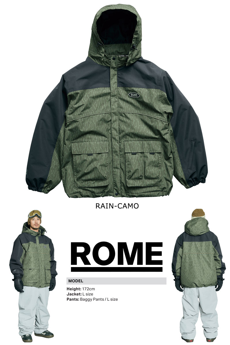 楽天市場】25-26 ROME/ローム NEWOLD jacket 着用説明動画 メンズ