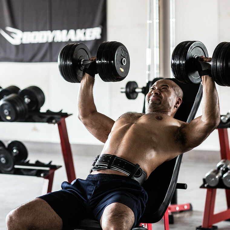 楽天市場】BODYMAKER(ボディメーカー)ジムダンベル44KG ラバーダンベル