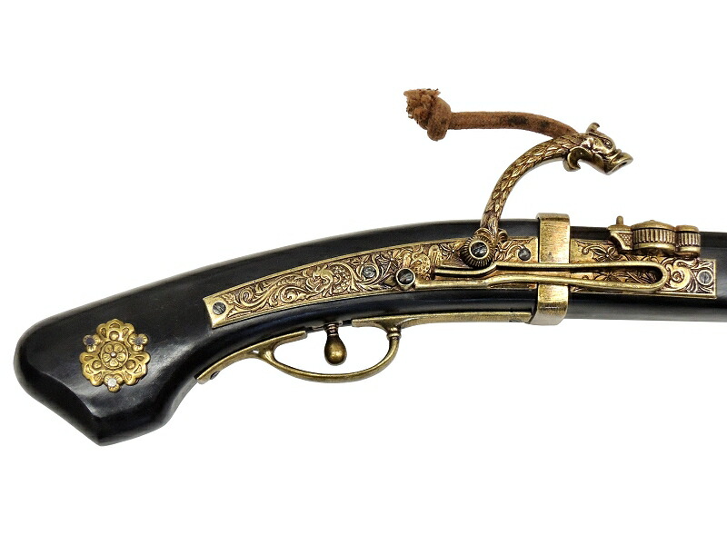 楽天市場】火縄銃 種子島 ブラック ポルトガル 伝来モデル 110cm DENIX