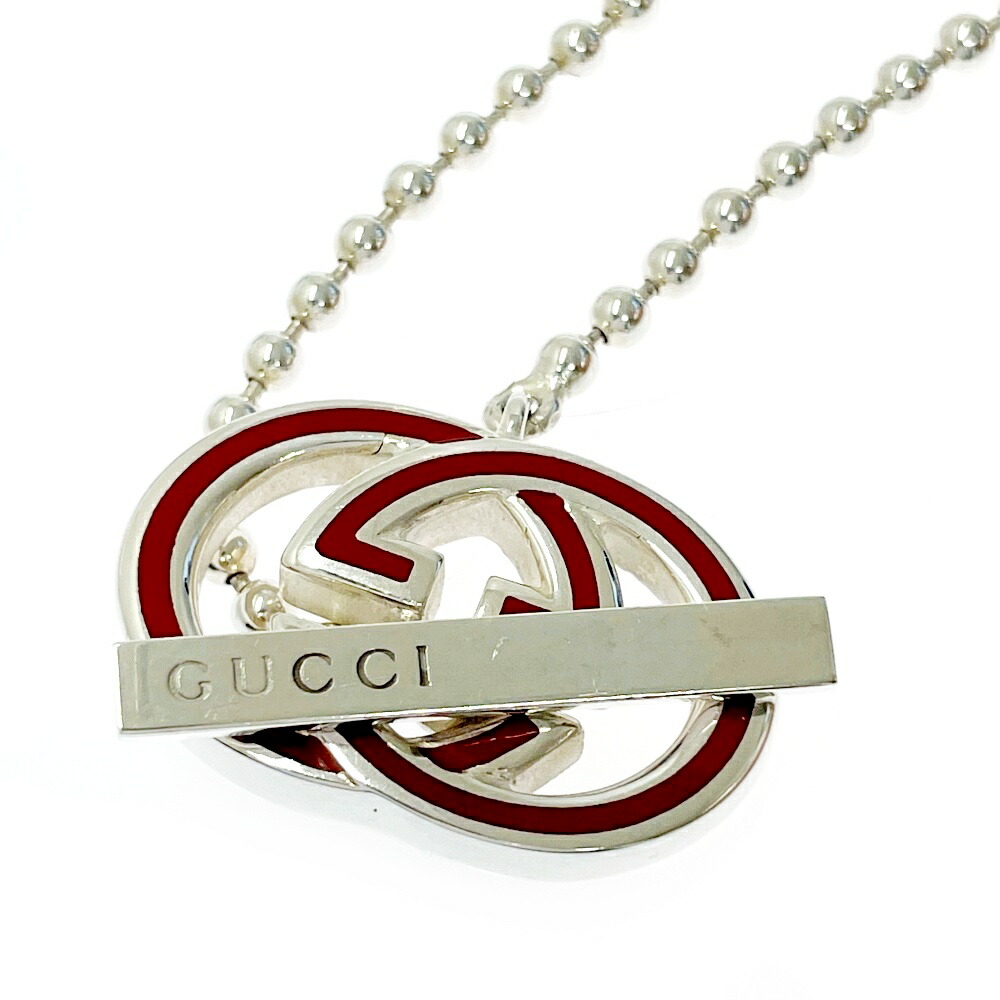 楽天市場】【中古】【保存袋付き】 GUCCI グッチ シルバー インター