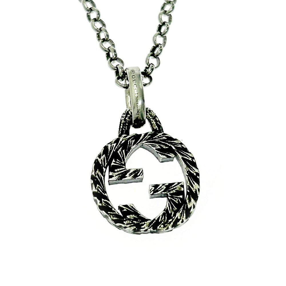 楽天市場】【中古】GUCCI グッチ シルバー インターロッキングG