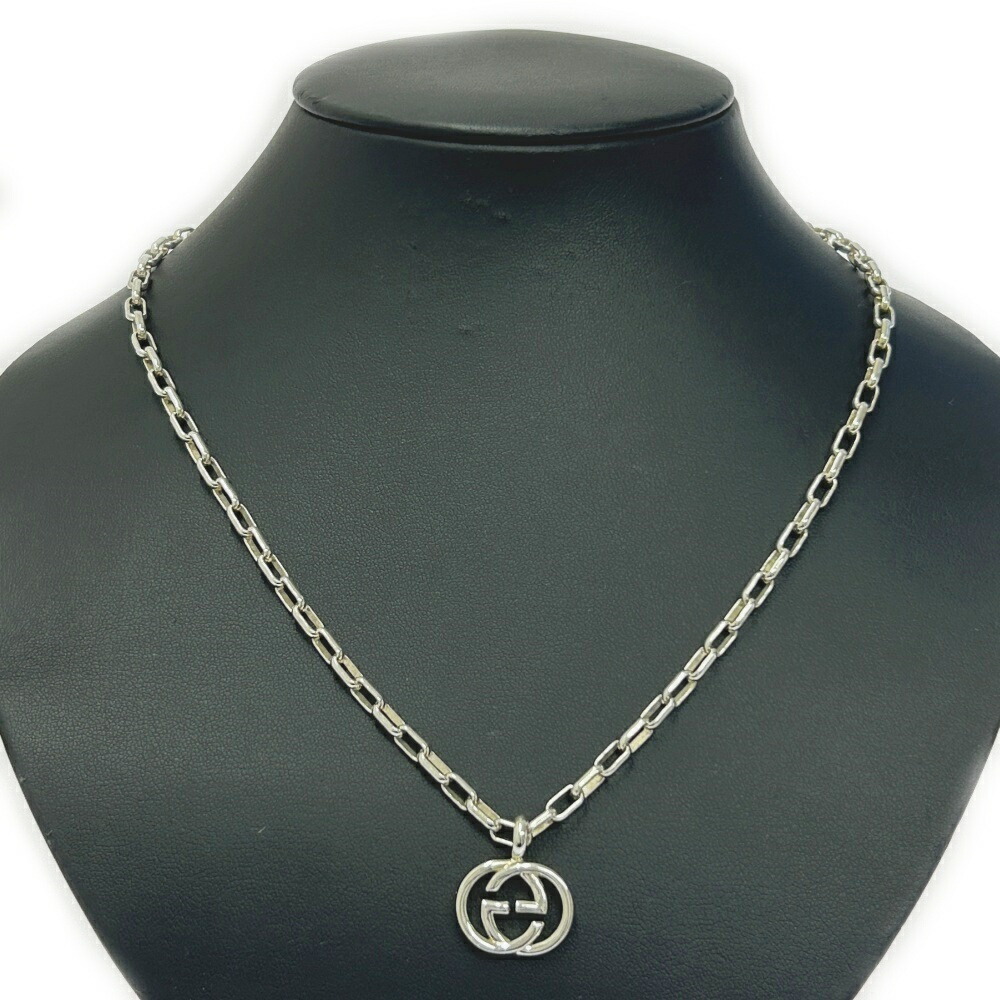 楽天市場】【中古】GUCCI グッチ シルバー インターロッキングG