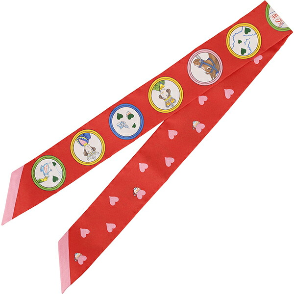 楽天市場】エルメス ツイリー スカーフ ティータイム シルク ルージュ