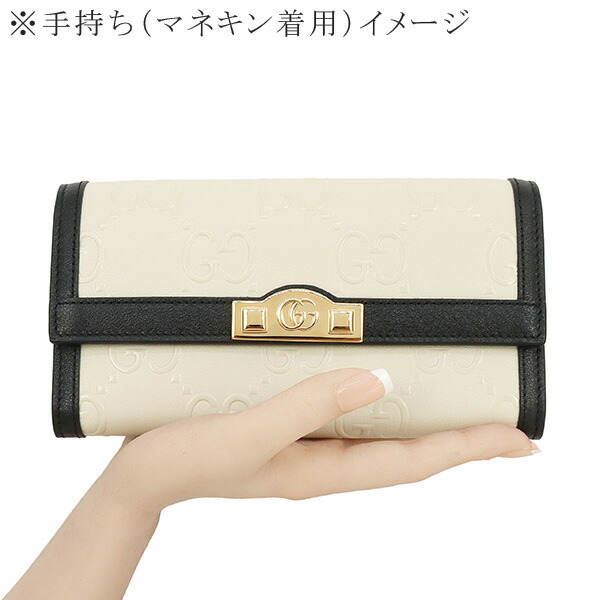 楽天市場】【未使用品】 グッチ 長財布 ロングフラップウォレット