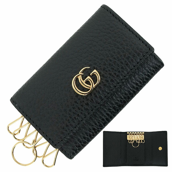 楽天市場】【新品】 グッチ キーケース 6連 GGマーモント ダブルG
