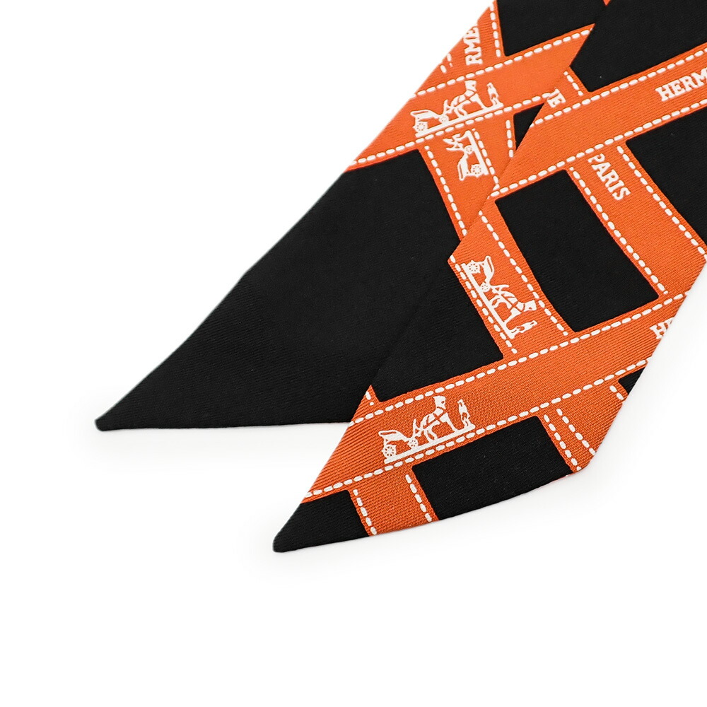 楽天市場】未使用品 HERMES エルメス ツイリー ボルデュック柄