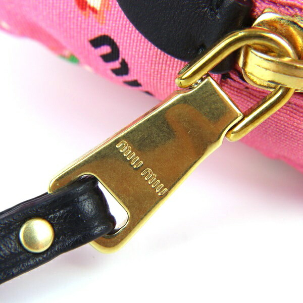 楽天市場】Aランク【ミュウミュウ】花柄 ポーチ/5NE458/化粧ポーチ