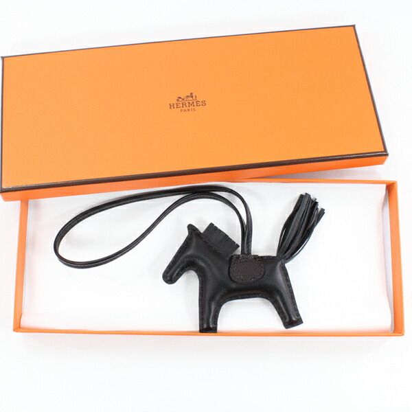 楽天市場】エルメス ロデオ PM タッチ バッグチャーム ブラック 黒