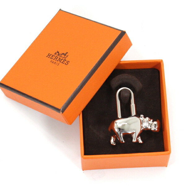 楽天市場】エルメス カデナ ヒポポタマス カバ シルバー 限定 ANNEE