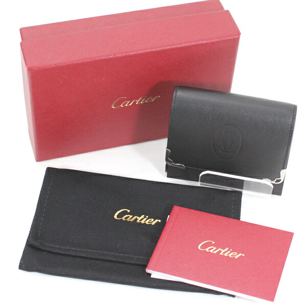 楽天市場】カルティエ コインケース 小銭入れ マストライン 黒ブラック
