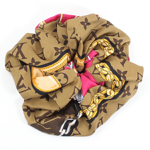 楽天市場】ルイヴィトン シュシュ トロシュー シルク ヘアゴム 髪留め