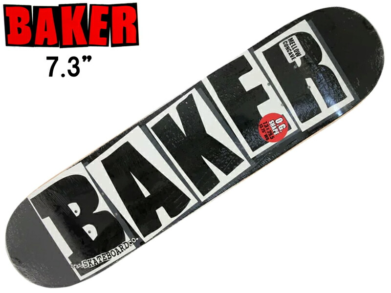 楽天市場】BAKER ベイカー BLAND LOGO DECK 7.3 ブランド ロゴ デッキ