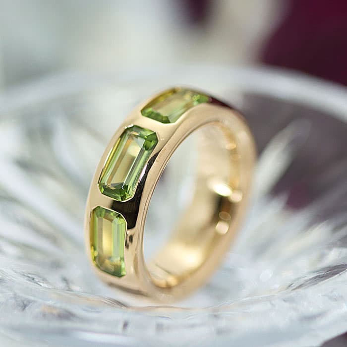 楽天市場】ポメラート イコニカ リング ローズゴールド ペリドット