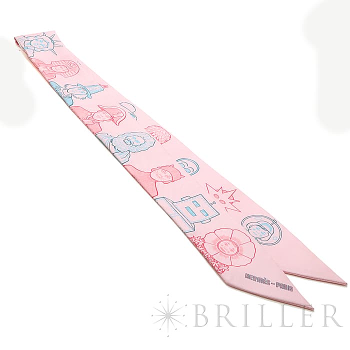 楽天市場】エルメス ツイリー シルク ドレスコード ピンク HERMES 新品