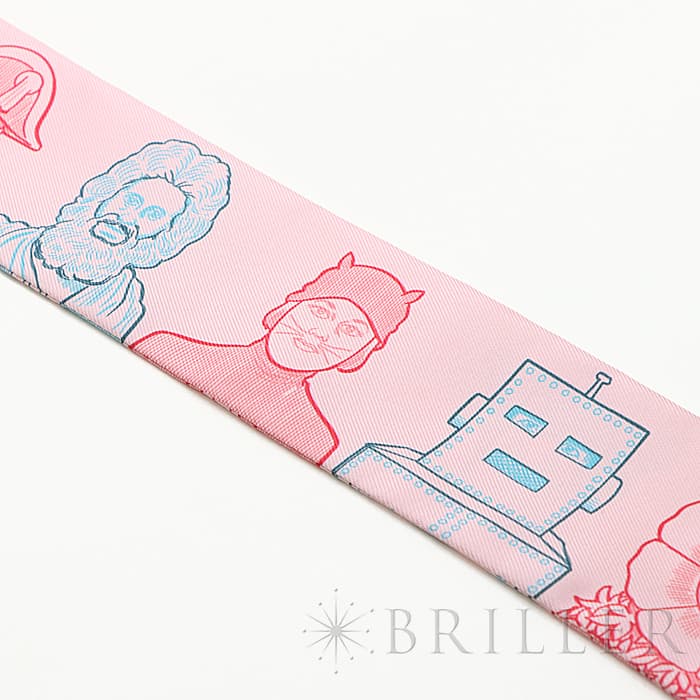 楽天市場】エルメス ツイリー シルク ドレスコード ピンク HERMES 新品