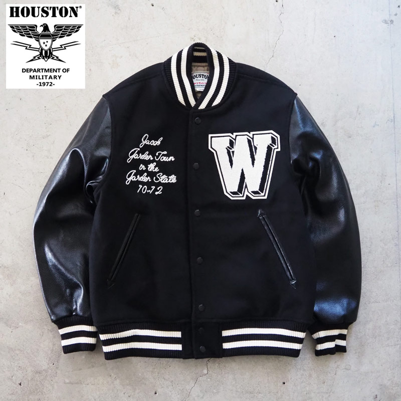 楽天市場】ヒューストン スタジャン HOUSTON MELTON AWARD JACKET FLAG
