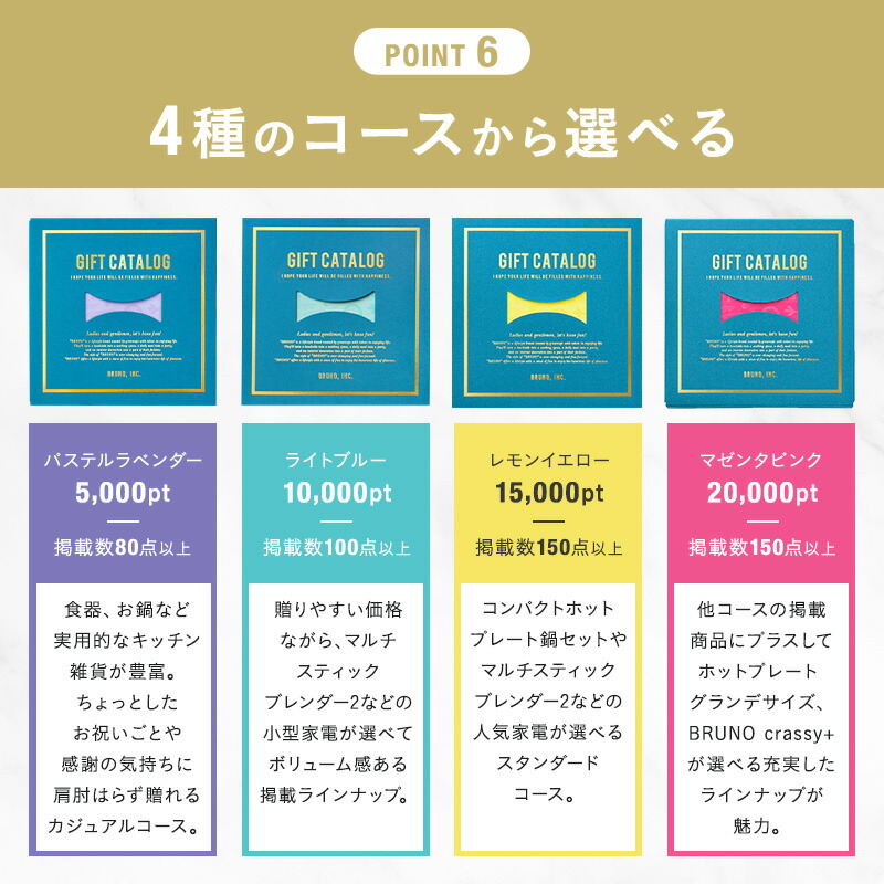 楽天市場】カタログギフト ブルーノ マゼンタピンク 2万円 コース