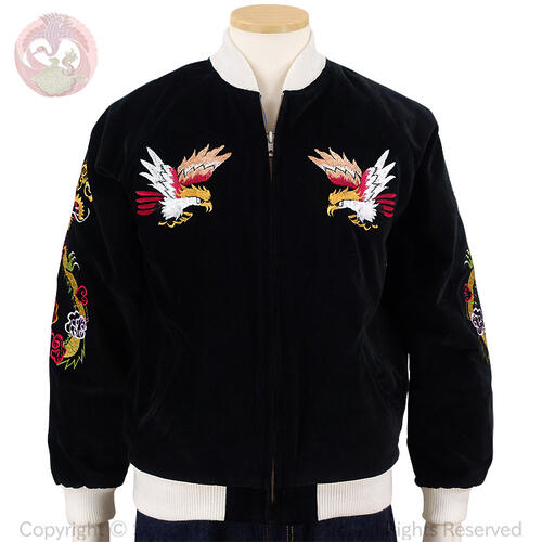 楽天市場】スカジャン 別珍 刺繍花旅楽団 はなたびがくだん SVJ-001