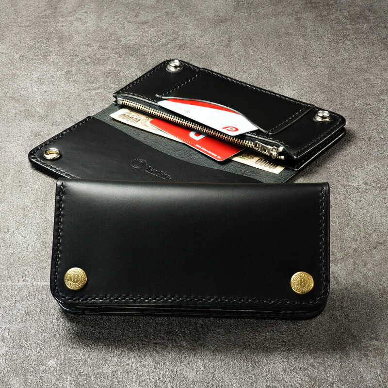 楽天市場】トラッカーズウォレット TYPE II 黒【長財布/ロング