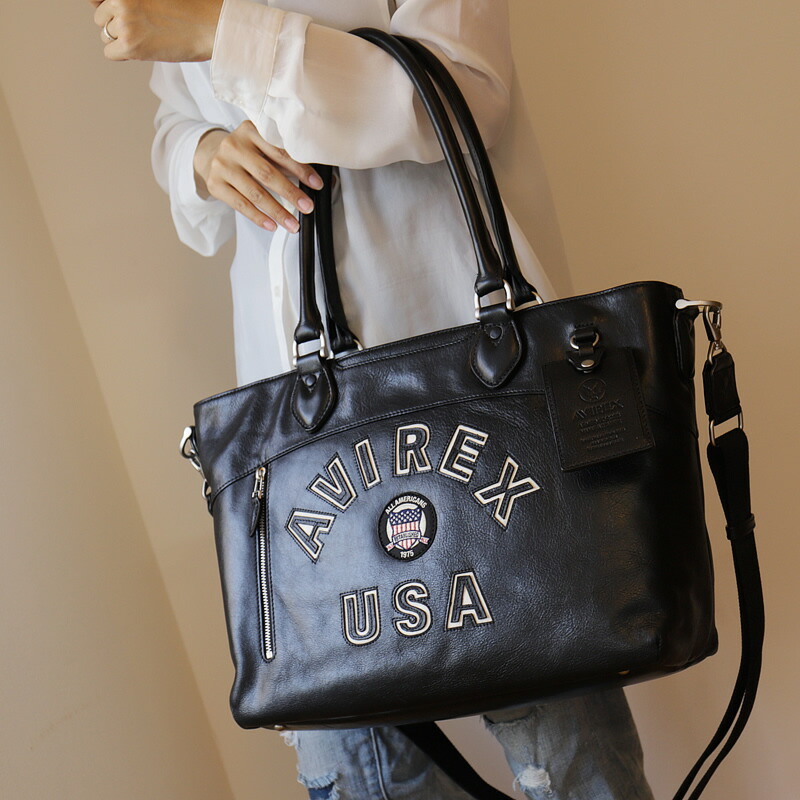 楽天市場】アビレックス バッグ トートバッグ メンズ 本革 ショルダー