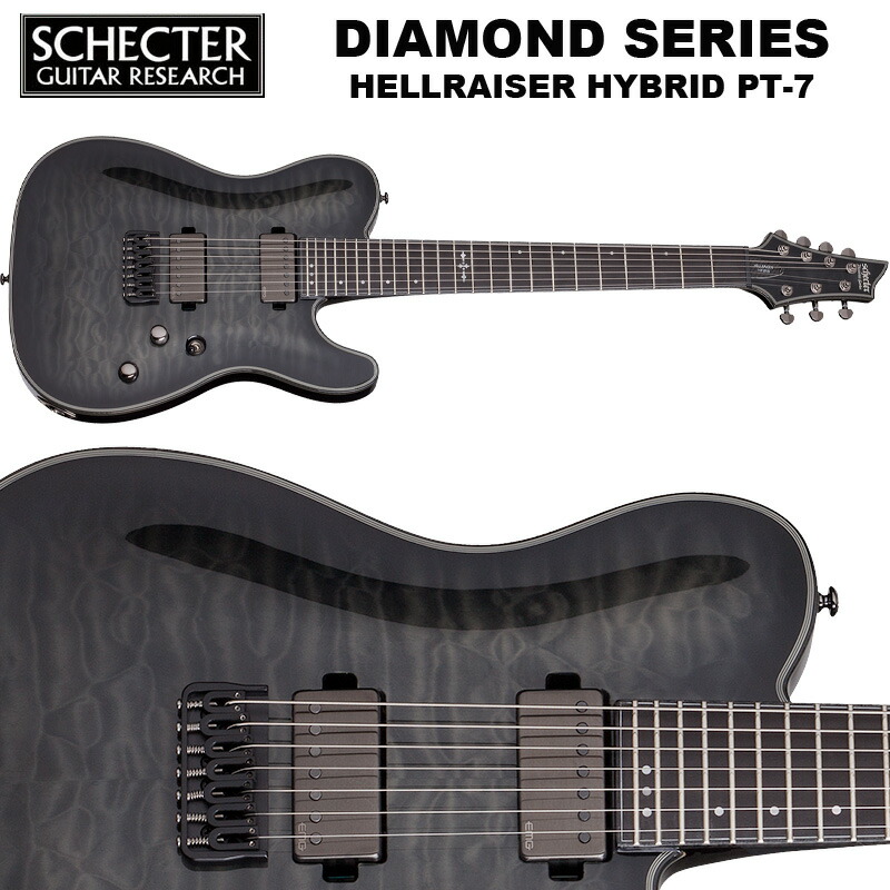 楽天市場】シェクター SCHECTER / HELLRAISER HYBRID PT-7 ブラック