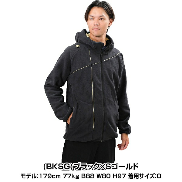 楽天市場】デサント フリース 野球 DESCENTE 防寒 刺繍 フルジップ