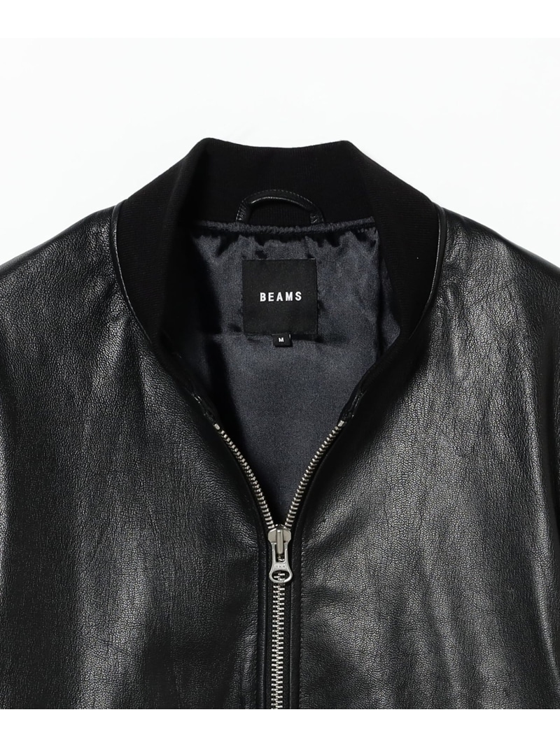 楽天市場】レザー ボマージャケット 24AW BEAMS ビームス メン