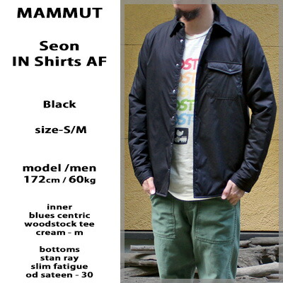 楽天市場】Mammut Seon IN Shirt AF / men stretch jacket / Black