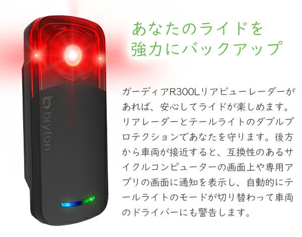 楽天市場】ブライトン Gardia R300L ガーディアR300L リアビュー